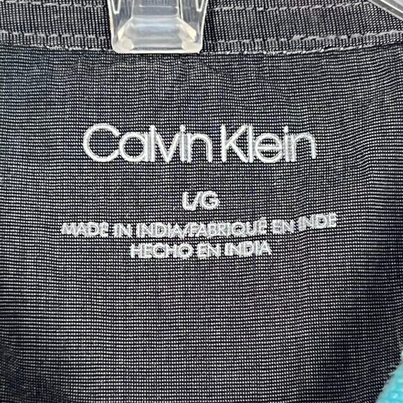 Calvin Klein Tie Dye‎ Polo Shirt Womens LG Short Sleeve 90s - Picture 2 of 15